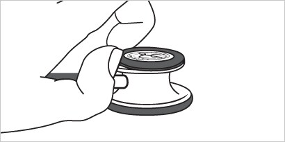 converting to a traditional open bell of the stethoscope
