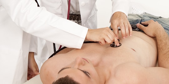 lung and cardiac auscultation
