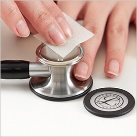 Cleaning your stethoscope